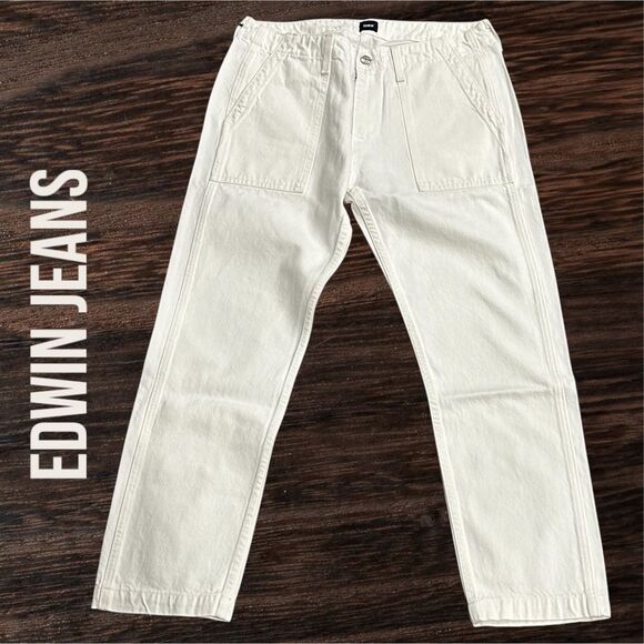 EDWIN ANTHROPOLOGIE Women’s Malia Utility Boyfriend Jeans in the Size 27 - Picture 4 of 11